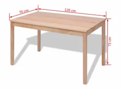 Online Conjunto de comedor 7 piezas madera de pino Mesa Alta