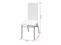 vidaxl Conjunto de Comedor Cuero Artificial de Cinco Piezas de Color