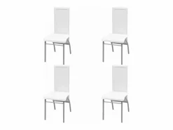 vidaxl Conjunto de Comedor Cuero Artificial de Cinco Piezas de Color