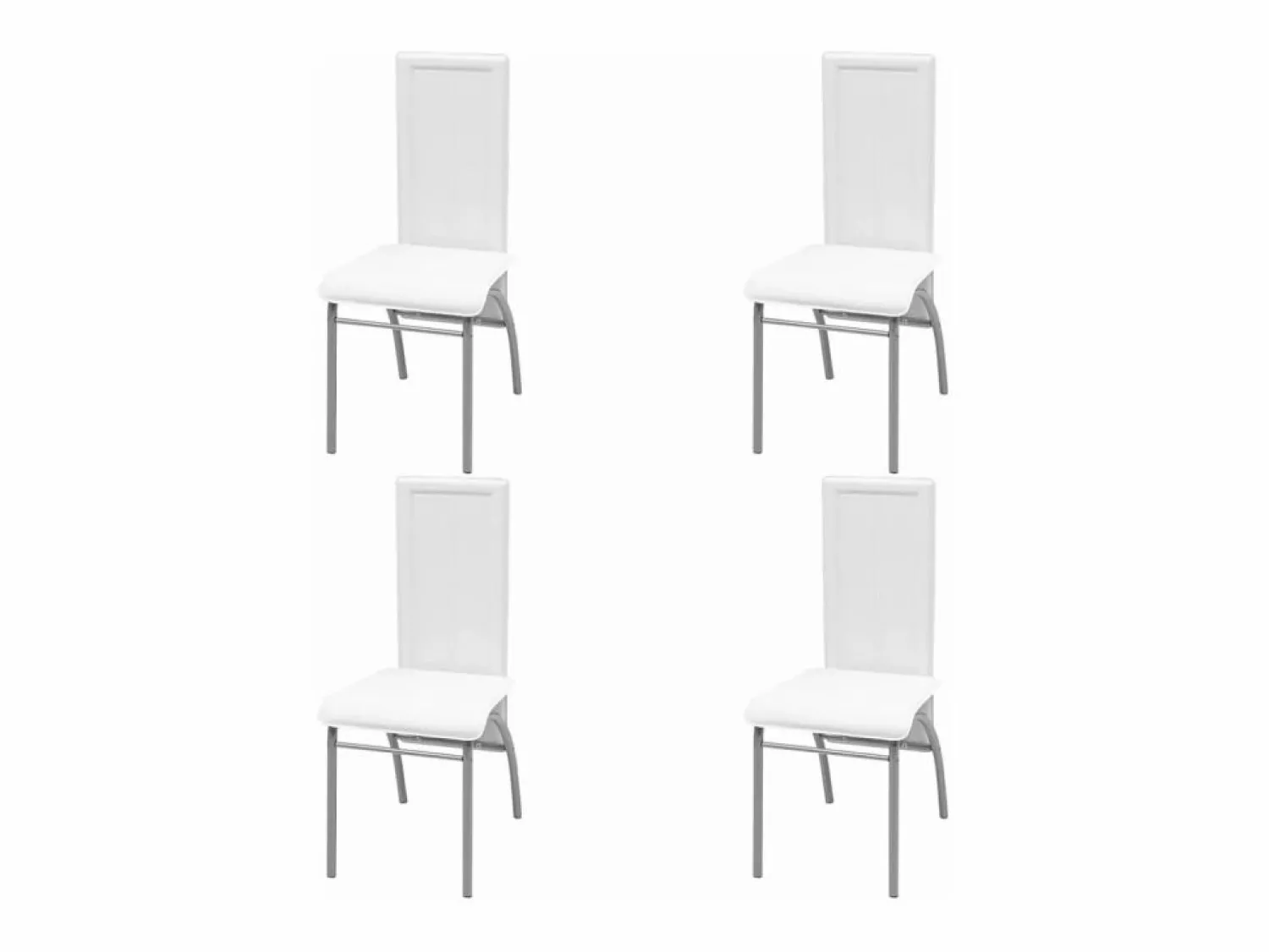 vidaxl Conjunto de Comedor Cuero Artificial de Cinco Piezas de Color