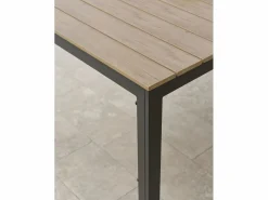 Hot Conjunto de comedor de jardín 4 plazas de aluminio Comedores De Jardín
