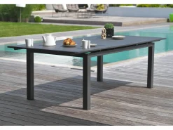 Dcb Garden Conjunto de comedor de jardín 6 plazas de aluminio
