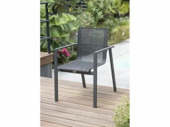 Discount Conjunto de comedor de jardín 10 plazas de aluminio Comedores De Jardín
