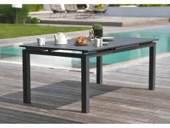 Discount Conjunto de comedor de jardín 10 plazas de aluminio Comedores De Jardín