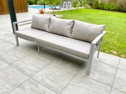 Sale Conjunto de comedor de jardín 9 plazas de aluminio Salones De Jardín