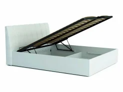 Discount Conjunto de dormitorio VERONA: Cama con canapé 160x200 cm, cómoda de 3 cajones, mesitas de noche, armario de 4 puertas, brillante. Dormitorio Completo