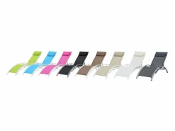Habitat et jardin Conjunto de dos tumbonas de aluminio Beauty - 