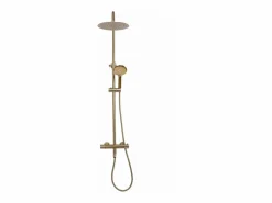 Best Conjunto De Ducha Con Termostato Lungo Termostat Brush Gold Columna De Ducha