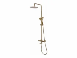 Best Conjunto De Ducha Con Termostato Lungo Termostat Brush Gold Columna De Ducha