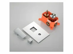 Online Valaz Conjunto de ducha empotrada a ras de techo ACTON cromado Plateado