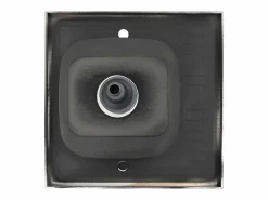 Conjunto de fregadero y escurridor de cocina plata 600x600x155 mm acero inoxidable