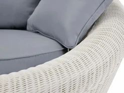 Best Conjunto de jardin de resina trenzada - - WHITEHEAVEN Salones De Jardín