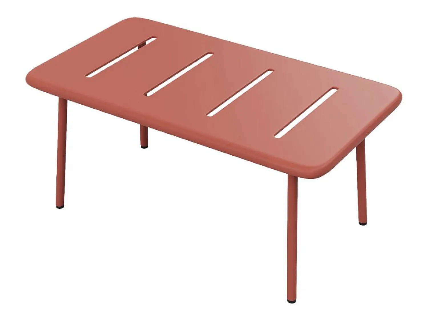 Discount Conjunto de jardín de metal: un banco, 2 sillones bajos y una mesa de centro - - BIRMOS de Salones De Jardín