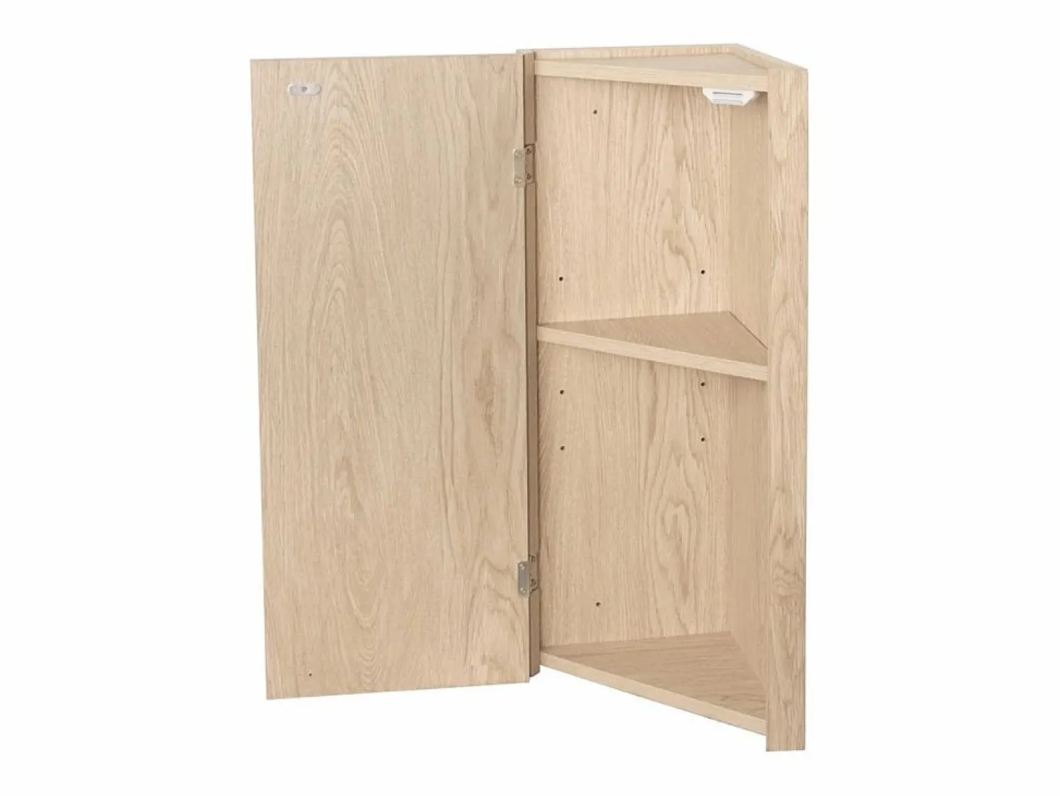 Discount Conjunto de lavabo de esquina suspendido SKINO con mueble con espejo Blanco