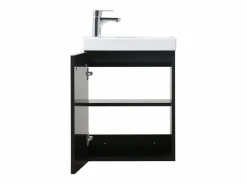 New Conjunto de lavabo de pared Nevada con espejo y estante Mueble De Aseo