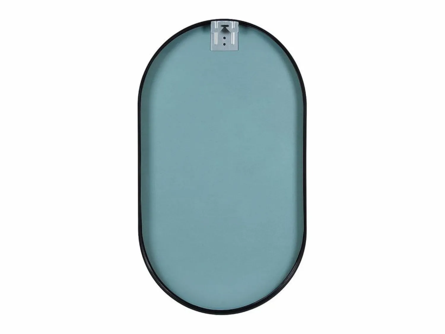 Sale Conjunto de lavabo de pared Nevada con espejo ovalado Color natural oscuro