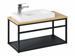 Best Conjunto de lavabo grande WILO con grifo de 60 cm Mueble De Aseo