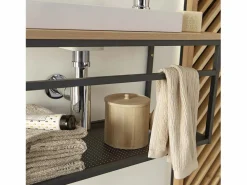 Best Conjunto de lavabo grande WILO con grifo de 60 cm Mueble De Aseo