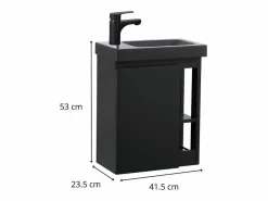 Conjunto de lavabo HAMPTON con almacenaje lateral y grifo