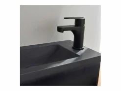 Clearance Conjunto de lavabo NOVA de metal y madera con espejo de estante Mueble De Aseo