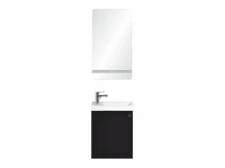 New Conjunto de lavabo y espejo AVA Blanco