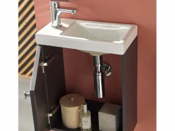 New Conjunto de lavabo y espejo AVA Blanco
