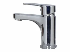 Best Conjunto de lavabo y grifería de esquina SKINO Blanco