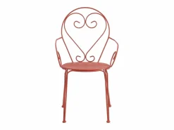 Conjunto de Mesa + 4 sillones jardín estilo hierro forjado color - GUERMANTES Comedores De Jardín