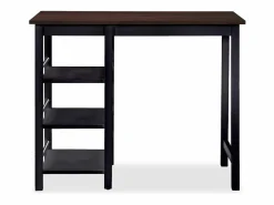 vidaxl Conjunto de mesa alta de cocina 3 piezas MDF