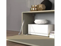 Conjunto de mueble de TV Chronos en mate y roble 190/350x40 cm