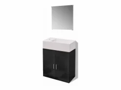 Hot Conjunto de mueble y lavabo 3 piezas Estantería Sobre Inodoro