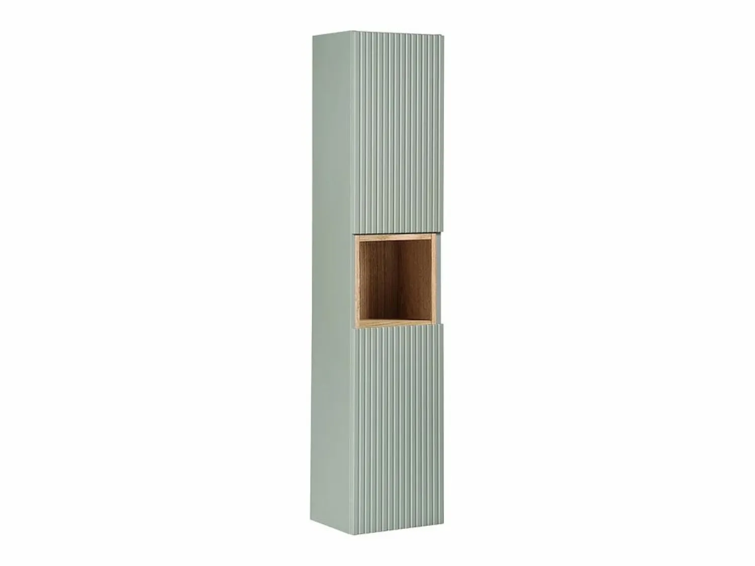 Petits-Meubles Conjunto de muebles con lavabo individual encastrado 80cm 2 cajones y columna Jade y Madera