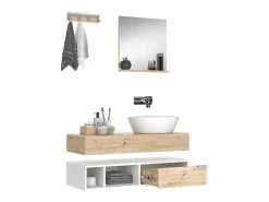 Vicco Conjunto de muebles de baño 100x40x20 henri Blanco