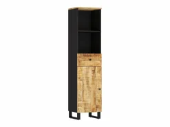 New Conjunto de muebles de baño 3 piezas madera maciza de mango Estantería Sobre Inodoro