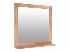 vidaxl Conjunto de muebles de baño 5 piezas madera maciza de nogal