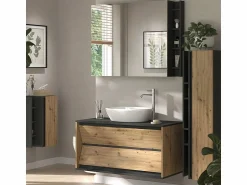 Discount Vicco Conjunto de muebles de baño antracita/artisan 100x45x50 edelin Negro