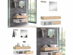 Discount Conjunto de muebles de baño 100x40x20 henri Conjunto De Baño