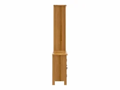 Conjunto de muebles de baño 2 piezas madera maciza de pino Estantería Sobre Inodoro