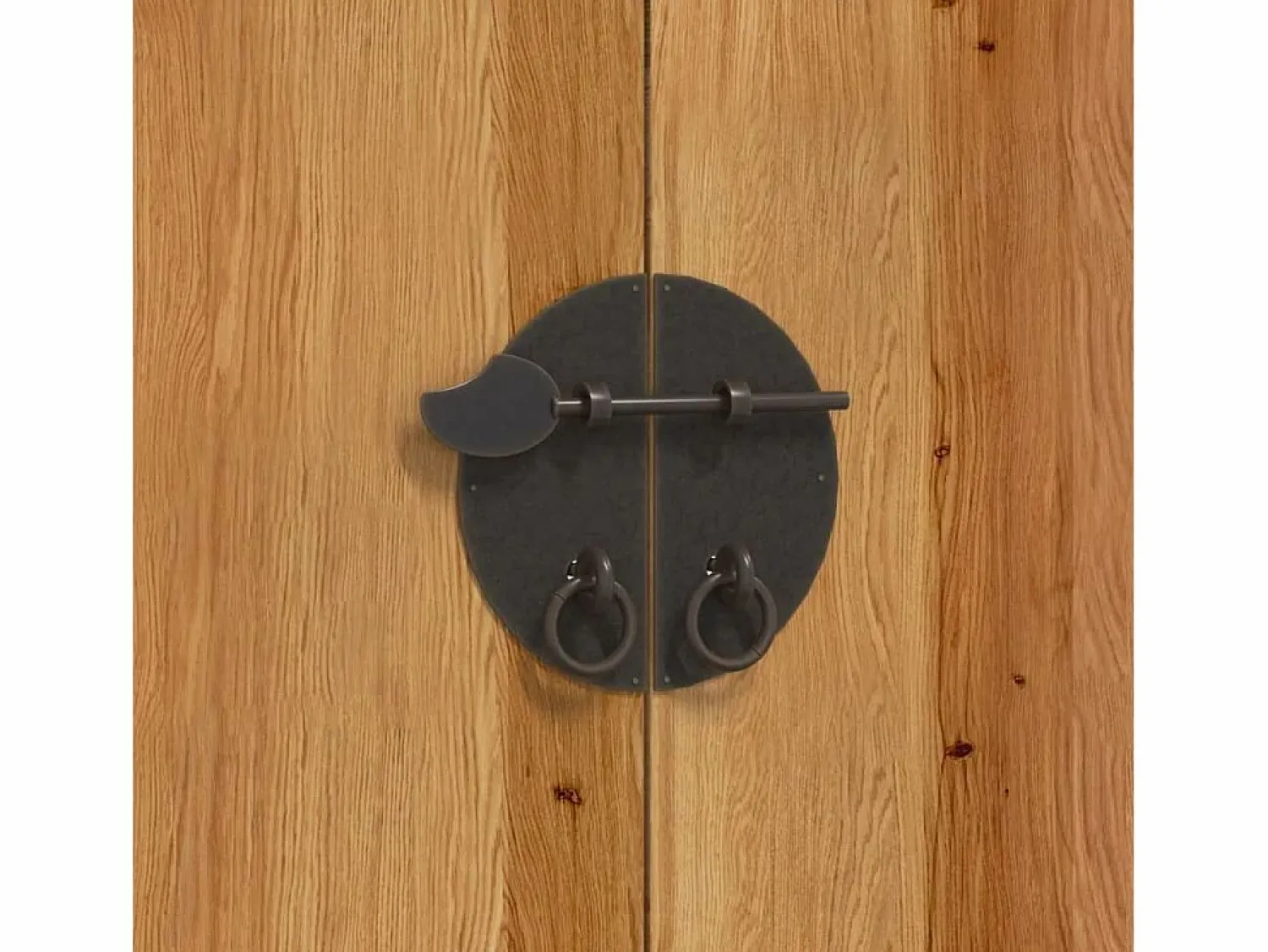 Conjunto de muebles de baño 2 piezas madera maciza de pino Estantería Sobre Inodoro