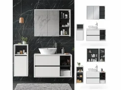 Online Vicco Conjunto de muebles de baño 60x45x100 viola Blanco