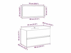 Best Conjunto de muebles de baño de madera antigua madera ingeniería Estantería Sobre Inodoro