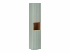 Clearance Petits-Meubles Conjunto de muebles lavabo individual 60cm 2 cajones y columna Jade y Madera Verde