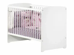 Online Conjunto de muebles para bebé con cuna 120x60?cm y cómoda con cambiador Mueble De Bebé