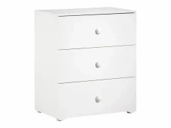 Online Conjunto de muebles para bebé con cuna 120x60?cm y cómoda con cambiador Mueble De Bebé