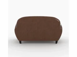 Discount Rendez-Vous Déco Conjunto de sofá y sillón marrón oscuro de 3 plazas - Club - Club Marru00f3n