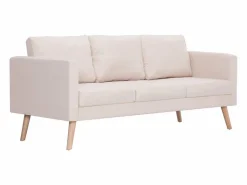 Clicnbuy Conjunto de sofás 2 piezas tela color
