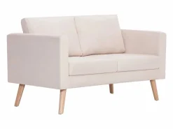 Clicnbuy Conjunto de sofás 2 piezas tela color