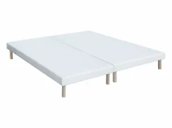 Ysmée Conjunto de somier colchón híbrido de muelles 7 zonas memoria 25cm TOLCA 180 x 200 cm