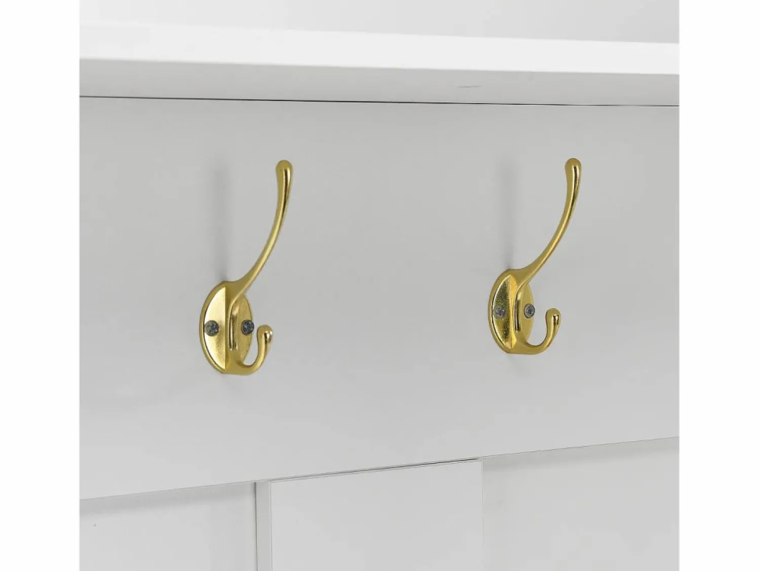 Best Conjunto de vestidor de entrada 75x35x195 cm - con mueble para zapatos y ganchos - con estantes - Armario De Entrada