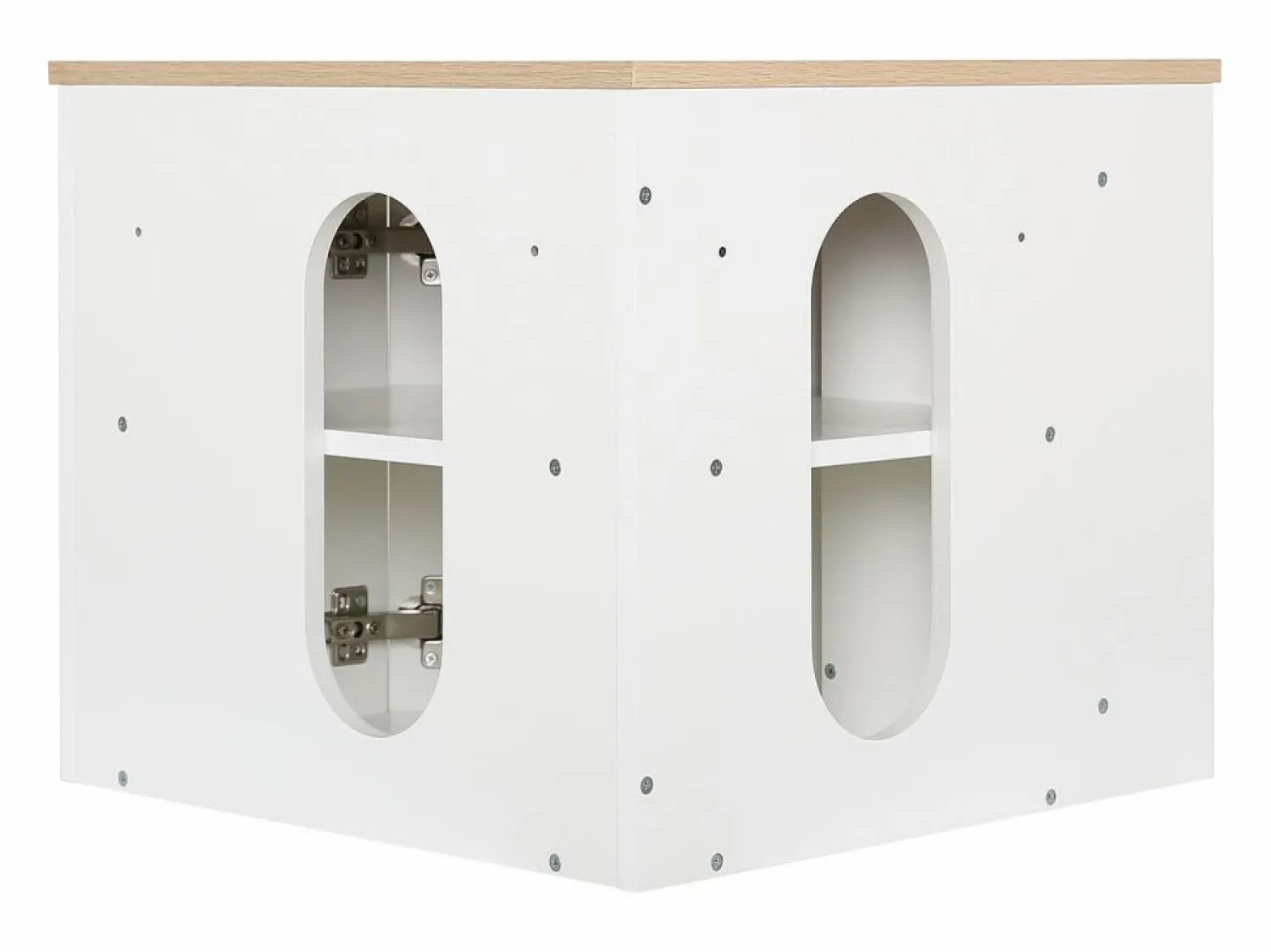 Clearance Conjunto mueble bajo lavabo de esquina + lavabo + grifo + armario de baño de esquina SORRENTO Conjunto De Baño